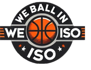 Basketball-themed logo design
